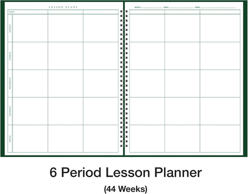 Period Teacher Lesson Plan/Assignment Book by Ward, 44 Weeks