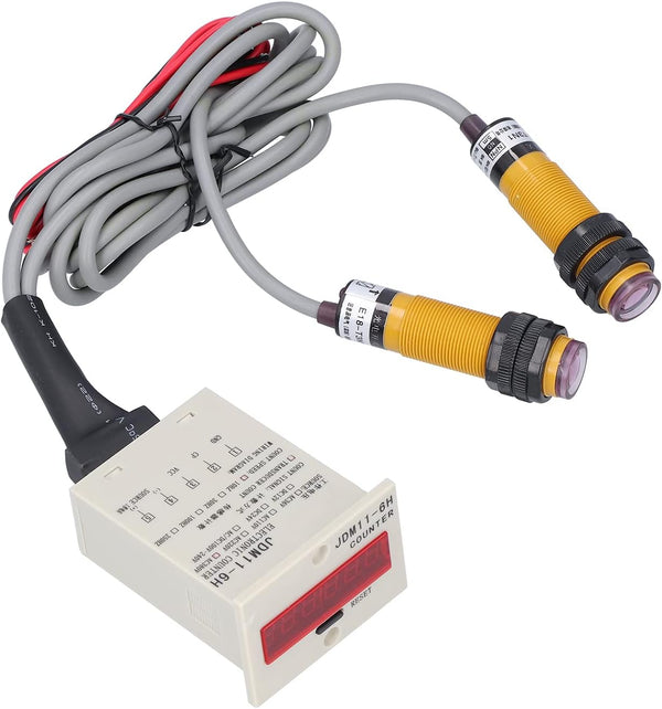 LED Electronic Counter, Inductive Digital Display Panel JDM11-6H with Cable (DC12-24V)