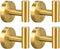4 Pack Towel Hooks, Wall Mounted Bathroom Coat Hook, SUS304 Stainless Steel Hooks for Bedroom Kitchen Office