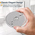 F-24333-12 1 in. IPS Floor and Ceiling Split Flange Escutcheon, Chrome Plated (Pack of 12)