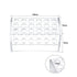uxcell Test Tube Rack Holder Lab Stand Acrylic with 18-Well for 10ml, 15ml Tubes (Clear)