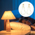 Bulb Bulb 2pcs Clip On Lampshade Holder, Clip Adapter Metal Firm Fixing with Finial Top for Floor Lamp (Golden)