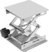 XCD Lab Scissors Jack, Stainless Steel 4 x 4 inch Laboratory Support Jack Platform, Expandable Lift Height