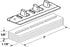 Prime-Line N 6661 Nylon Adjustable Floor Guide and Carpet Riser, White and Metallic (Single Pack) by PRIME-LINE
