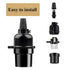3 Pack E26 Phenolic Medium Base Light Socket with Push Switch, Medium Screw Light Holder Black Edison Retro Pendant