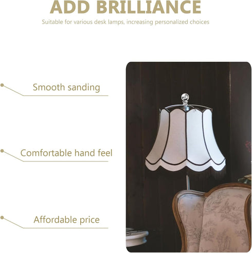 Angoily Ball Lamp Finial Cap Knob for Lamp Shade Top,Solid Lamp Finial Screw Finial for Table or Floor Lamps Harp