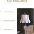 Angoily Ball Lamp Finial Cap Knob for Lamp Shade Top,Solid Lamp Finial Screw Finial for Table or Floor Lamps Harp