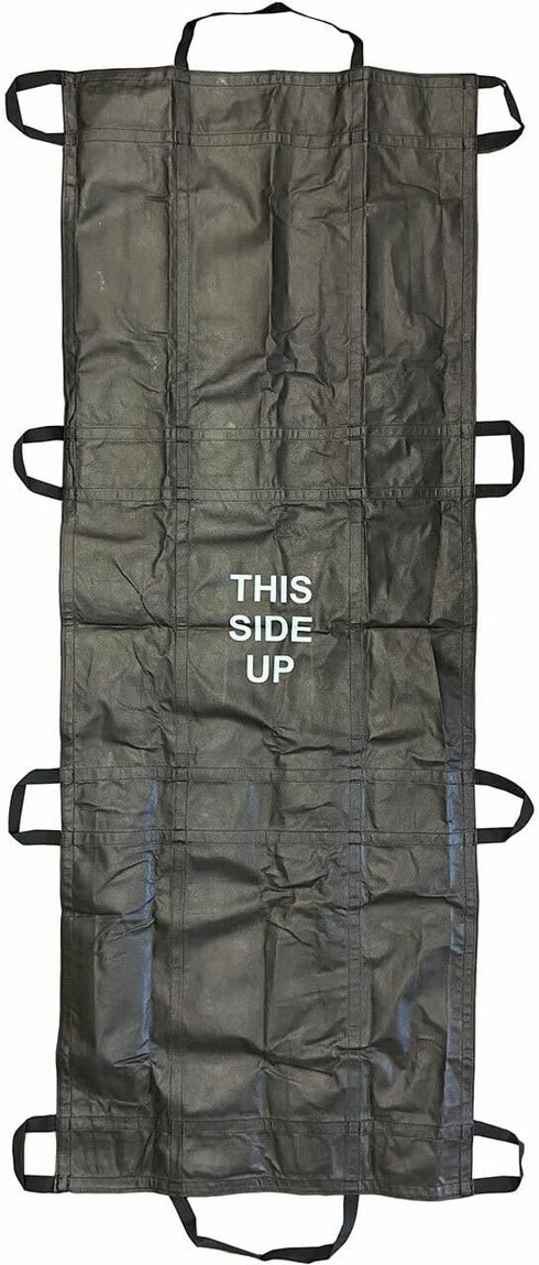 500 Lb The Original Rescue Essentials Brand QuikLitter, Black Nylon Handles, Non-Woven Fabric, Rated, Low Cost