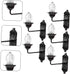 1:87 Set 5pcs Homoyoyo Mini Wall Lamp Luminous Micro Landscaping Decor DIY Sand Table Building Light Model Functional