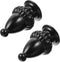 HOMSFOU 2pcs Lamp Finials Simple Decorative Knobs for Table and Floor Lamps Easy