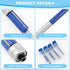 4Pcs 1/4 Inch Set, 1/4", 5/16", 3/8", 1/2" HONUTIGE Top Bearing Flush Trim Router Bits, Shank, Professional Straight