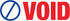 Trodat Stamp 4912 Office Printy - Self Inking with English Text Void, Red and Blue Ink