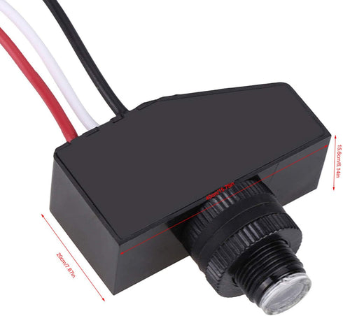 Dusk to Dawn Sensor Photoelectric Switch Mini Light Photocell Sensor for LED Lighting and Outdoor Monitoring