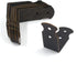 Geesatis Set of 20 Right Angle Decorative Iron Corner Protectors - 1.6" X 0.7" Box Edge Cover Bracket with Mounting