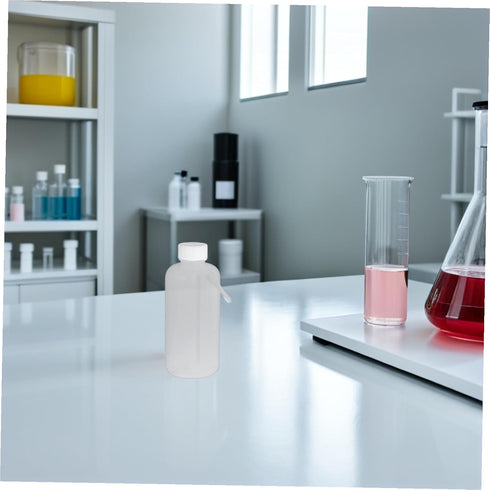 RUNROTOO 2pcs 500ml Wide Mouth Wash Bottles Reusable Portable Squeeze Bottles for Laboratory Chemicals and Body Wash