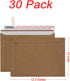 Rigid Mailers 30 Pack, 9.5 x 12.5 inches Brown Self Seal Stay Flat Bulk Cardboard Kraft Mailers