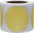 Hybsk 300pcs Notary Seals 2 inch Embossing Stickers, Gold Metallic Certificate Sealing Labels for Awards