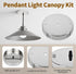4.7 Inches 4.7 inch) Sangle Sopffy Pendant Light Canopy Kit, Ceiling Lighting Canopy Kit with All Mounting Hardware