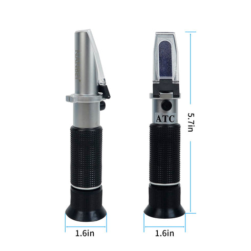 0-80% Brix Meter Refractometer: Portable Honey Refractometer for Measuring Sugar Content