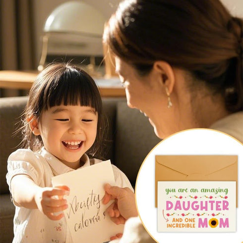 Yreamont Mommy Funny Mothers Day Cards for Mom Birthday Card from Daughter Son, Sweet Mother's Day Greeting Cards