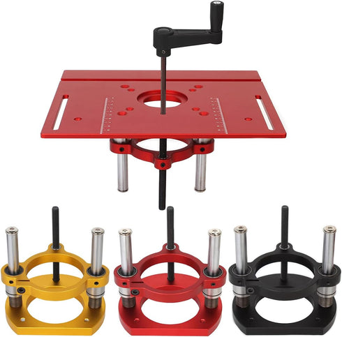 KETIPED 65mm Trimming Rod,MG-061GD Adjustable Router Lift for Diameter Universal Machine,Aluminum Under-Table Router