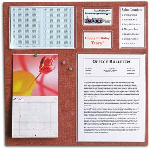 StoreSMART - Peel & Stick Pocket, 6" x 9 1/2" Open Short Side, 25-Pack Clear Vinyl Plastic