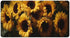 HFDSIFBUJ Sunflower Bouquet Yellow Flowers Large Desk Mat 30"x 16",Non-Slip Rubber Gaming Mouse
