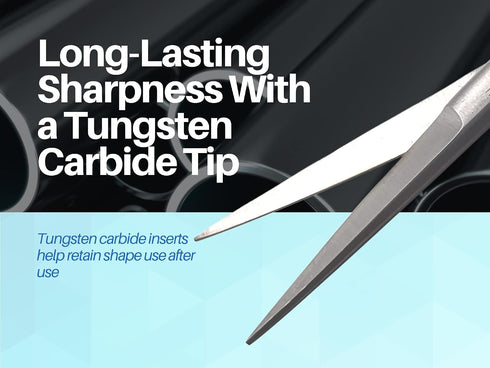 5" ARTMAN INSTRUMENTS Scissors Straight | Tungsten Carbide Inserts Extra Sharp | Gold-Plated Handle | Dental, Surgical