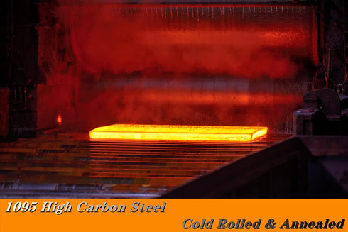 1095 Steel Flat Stock for Knife Making, High Carbon Steel Flat Bars, 12"x1.5"x0.12", 4 Pack