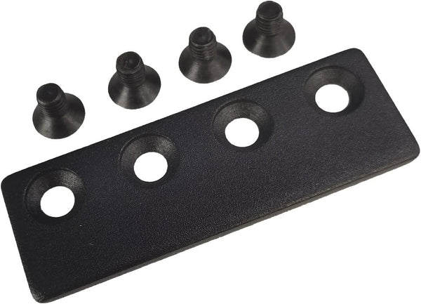 Sliding Barn Door Track Connector Black