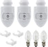 Creative Hobbies White Auto On Sensor Plug in Night Light Module Includes