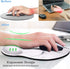 WAVEYU Ergonomic Mouse Pad with Wrist Support, Decorative Non-Slip Rubber Base Mouse Mat for Women, White Marble for