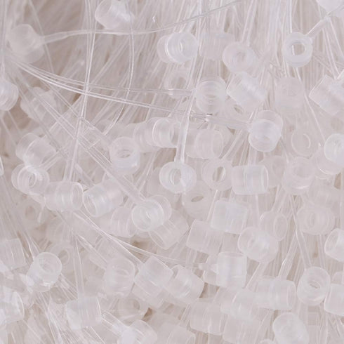 Snap Lock Plastic Tag Fastener, 3" Pin Security Loop (1000 Pc)