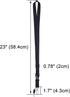 Wisdompro Office Lanyard, 5 Pack, 23 inch Quick Release Neck Strap with Detachable Buckle, Black