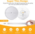 RLEDPZTX Light,9 Inch 18w 1860lm,3000k/4000k/6000k 3CCT (4Pack-White) Led Flush Mount Ceiling Selectable, Round Modern