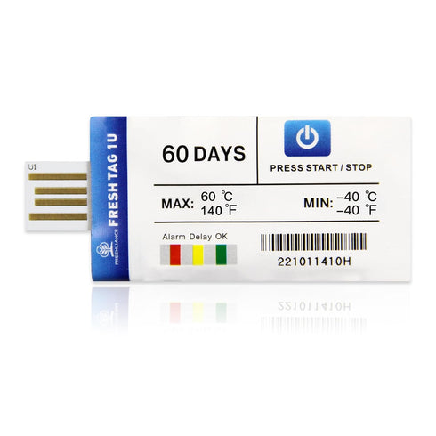 USB Temperature Data Logger -40?~140? Single Use Recorder with PDF CSV Report, 30000 Readings