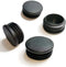 4 Pack 1 1/2 Inch Round Plastic Plug - Pipe Tubing End Cap for Furniture Finishing