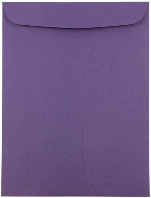 JAM PAPER Premium Envelopes - 9 x 12 Open End Catalog, Dark Purple, 25/Pack