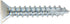 Hillman 45411 White Flat-Head Phillips Wood Screw, #7 x 3/4", 40-Pack