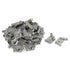 uxcell 50Pcs 35mm DIN Rail Terminal Block End Stopper Mounting Clips