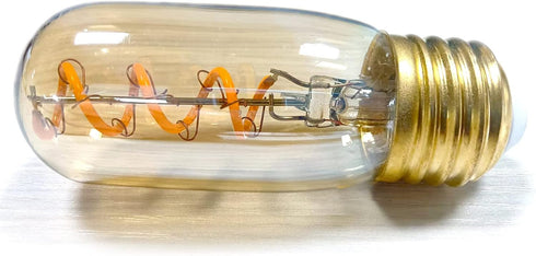 6 Pack Dimmable E26 Bulbs 25-40 T32 T12 2200K Bulb, 4W Bulbs LED Light Watt Equivalent, Warm Amber Light Low Wattage