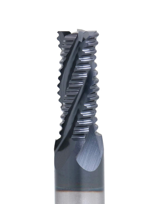 Accusize Industrial Tools 5/16'' by 3/8'' by 3/4'' Flt Length, 4 Flute M42 8% Cobalt Tialn Roughing End Mill