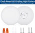 16'' 0.67 Inch Dimmable 3000K/4500K/6000K 28W 2800LM, Modern Led Ceiling Light Fixture, Ultra Thin Flush Mount