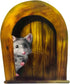 5pcs Scaredy Mice Mouse Hole 3D Wall Sticker, Realistic Decor Decal for Classroom and Home