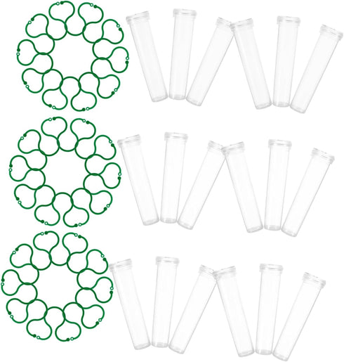 Sosoport 1set Flower Water Tubes for Fresh Flowers for Roses Carnations and