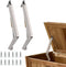 2 Pack | 150N Gas Strut Spring Hinges for Heavy Lids to