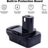 Biswaye Adapter Compatible with Dewalt 20V Battery to Replacement for Ryobi 18V One+ Battery, Adapter Compatible with Milwaukee M18 Battery to Replacement for Ryobi 18V One+ Battery P102 P189 P107