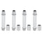 PATIKIL Straight Pipe Lamp Stems Rod Kit, 4Set M10 Carbon Steel 60mm(2.36") Long