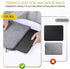 JIKIOU 3 Pack 10.2x8.3inch Mouse Pad with Stitched Edge, Comfortable Mouse Pads with Non-Slip Rubber Base, Washable