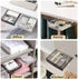 SOUJOY 3 Pack Under Desk Drawer, Self-Adhesive Slide Out Organizer Tray, Plastic Hidden Attachable Drawer for Home,